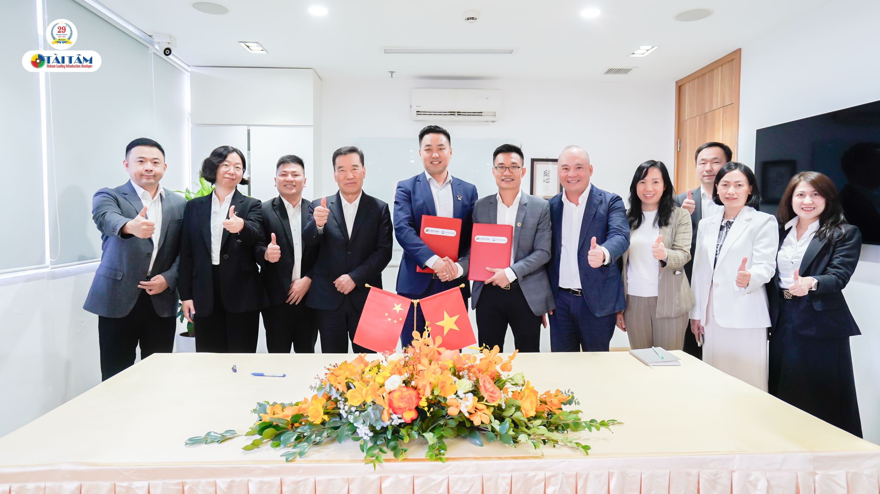 Tập đoàn Năng lượng Thông minh MingYang ký kết biên bản ghi nhớ hợp tác toàn diện cùng Tập đoàn Tài Tâm